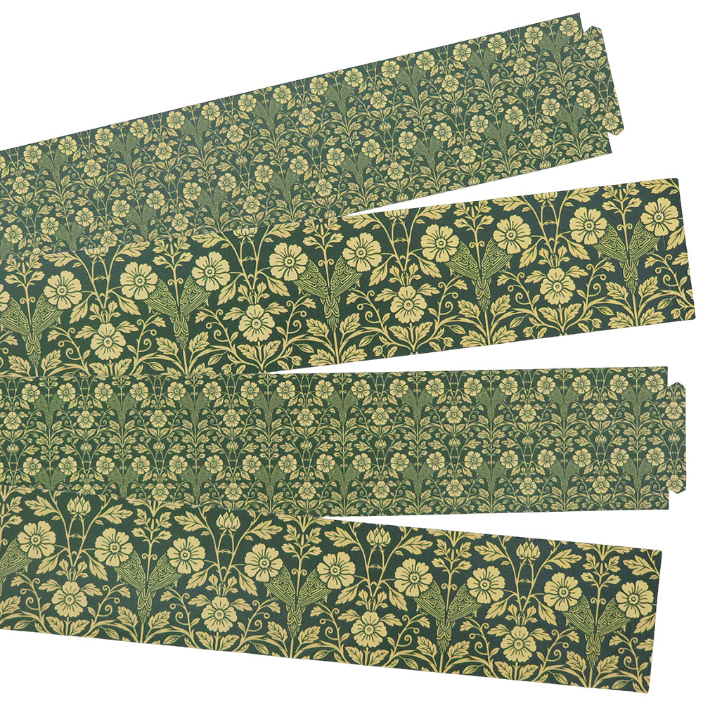 30 Reusable Christmas Paper Chains | Sage Florals | No Glue Needed | 2.5m