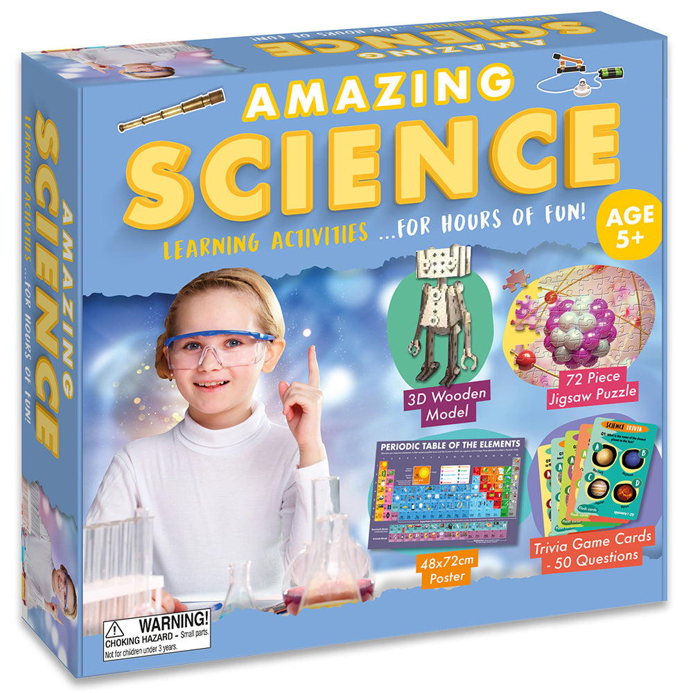 Amazing Science | Learning Activities Set for Boys | Age 5+ | Ideal Gift