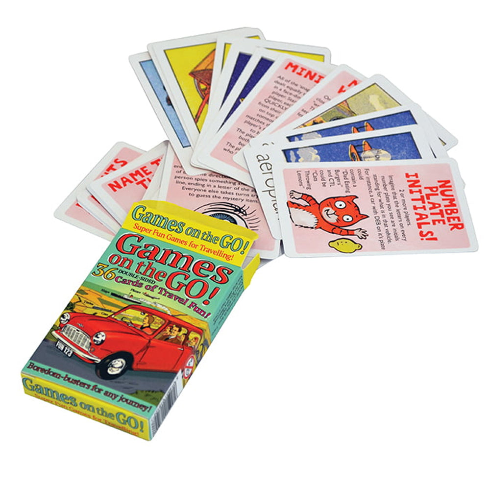 Pack of Travel Cards | Games on the Go | Kids Cracker Gift