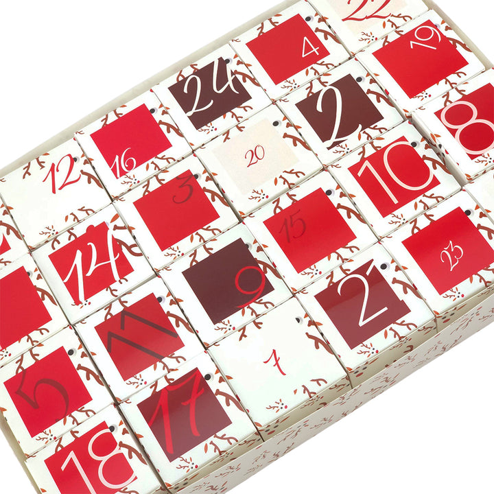 Advent Calendar Making Kit | 24 Cube Boxes & Outer Box | Googly Rudolph