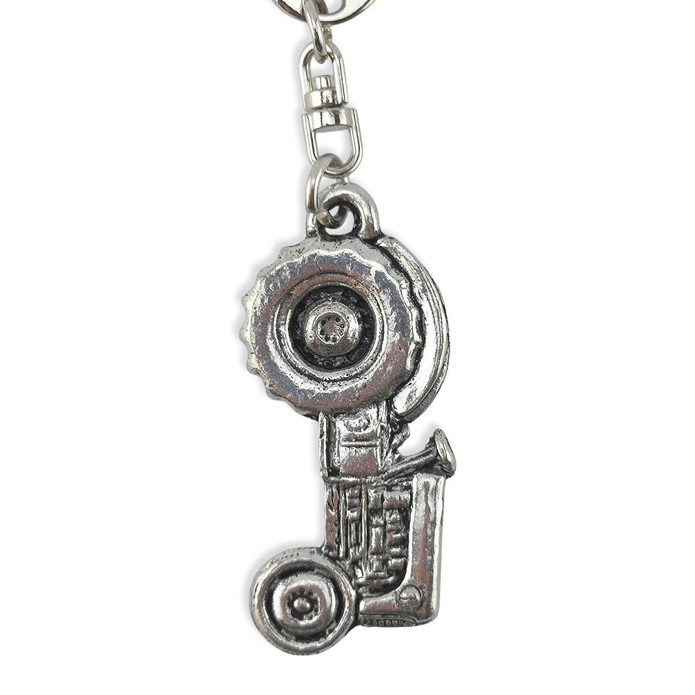 Tractor | Chunky English Pewter 3D Keyring | Little Gift | Cracker Filler