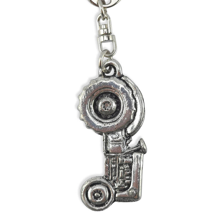 Tractor | Chunky English Pewter 3D Keyring | Little Gift | Cracker Filler