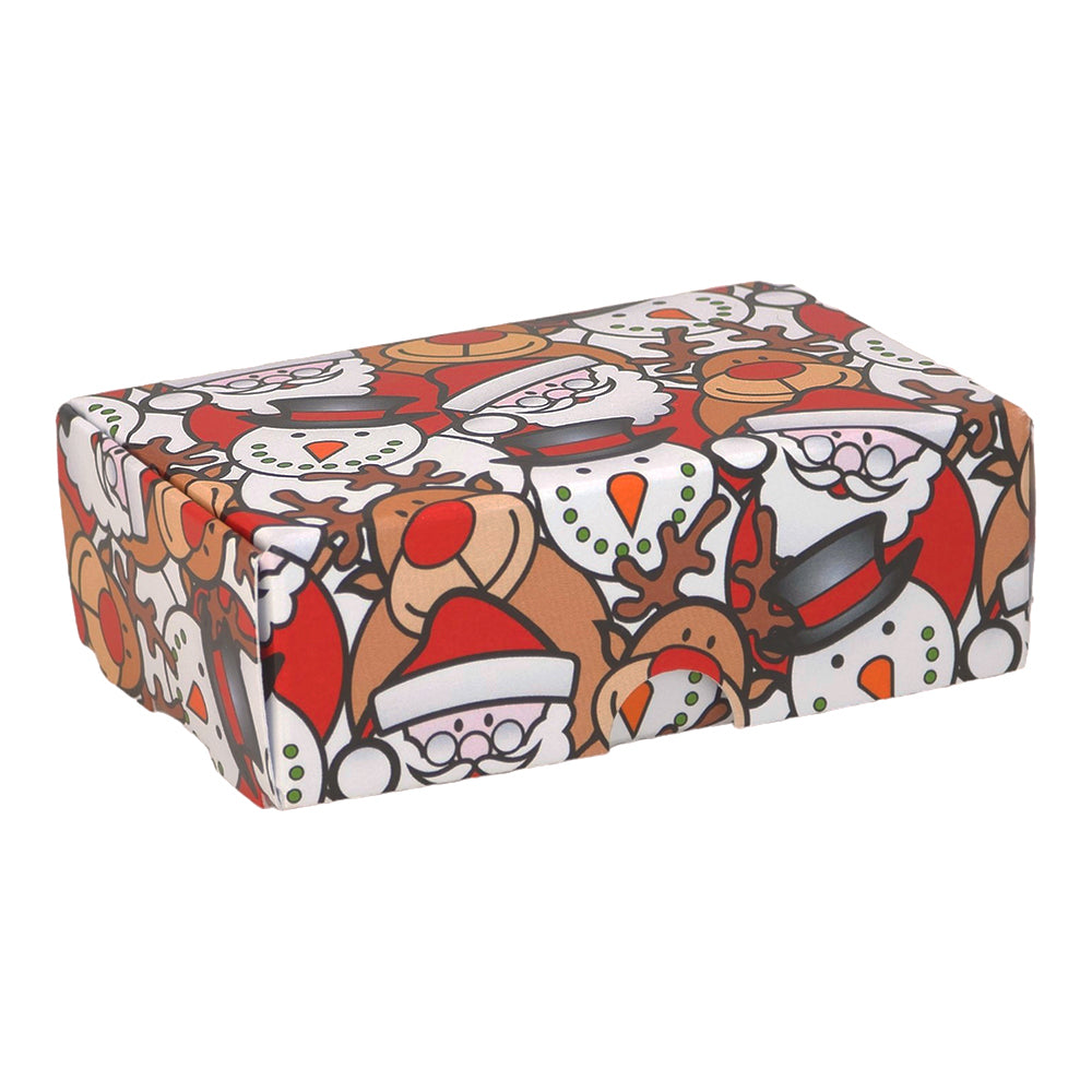 Christmas Character | Mini Gift Box | Soap Bar Sized | 6 Boxes | 57x88x30mm