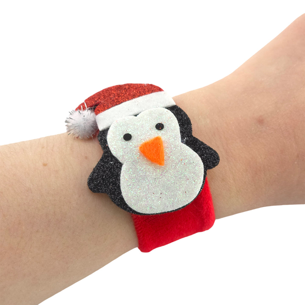 Kids Christmas Character Snap Bracelet | Single | Mini Gift | Cracker Filler