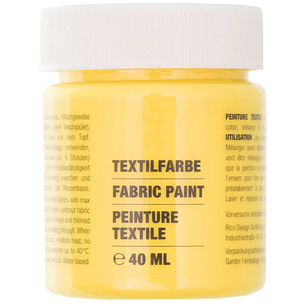 40ml Fabric Paint | Ideal for Light Fabrics | Choose A Colour