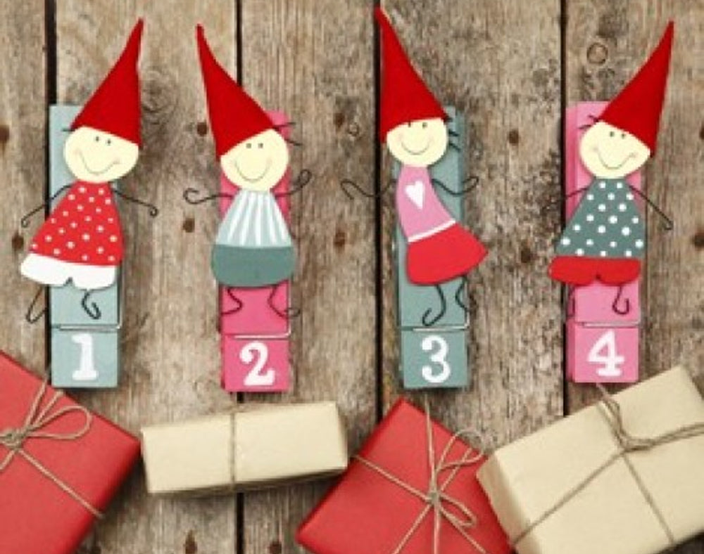 15cm Large Oversized Wooden Peg for Home Decor & Advent Crafts