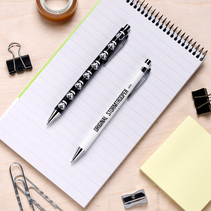 Star Wars Stormtrooper Pens | Twin Pen Set | Boxed Gift for Men