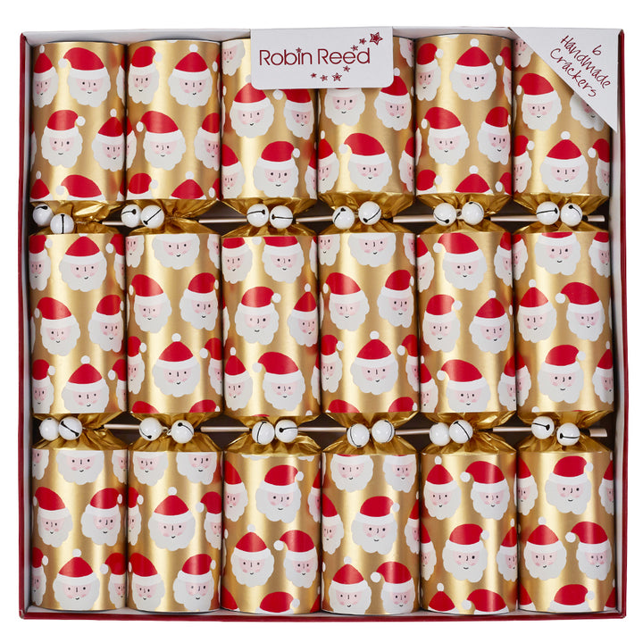 Racing Santa | 6 Handmade Crackers | Christmas Fun | Ready Made