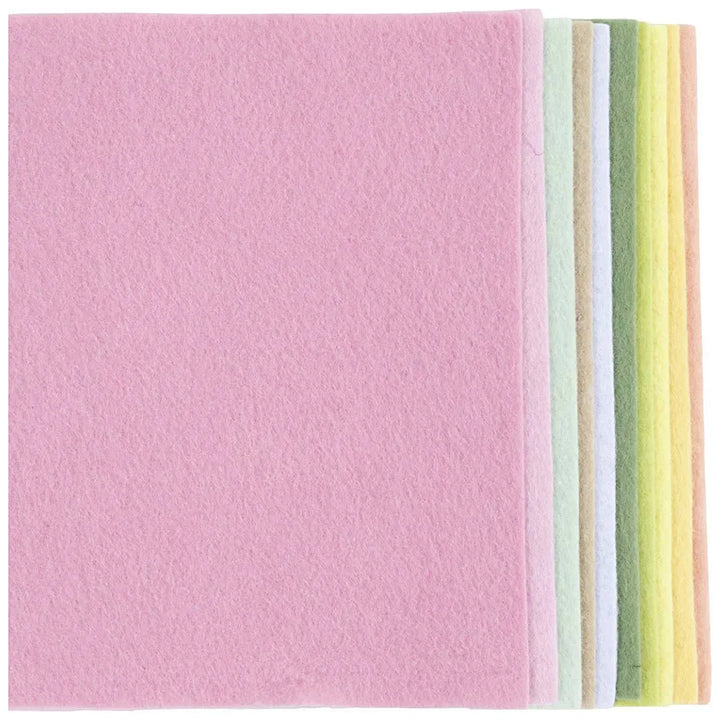 Assorted Mixes | 10 Sheets of Polyester Craft Felt | A4 210x297mm | 2mm Thick