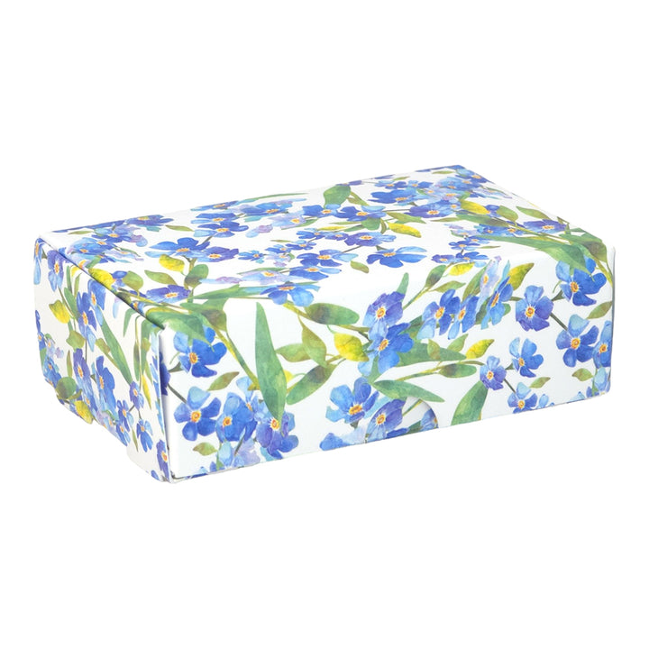 Watercolour Forget Me Nots | Little Gift Box | Soap Bar Sized | Single or 6 Boxes | 57x88x30mm