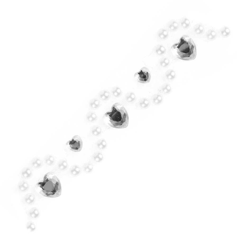 50cm Tape of Pearly Beads | Strip of Stickers for Papercrafts