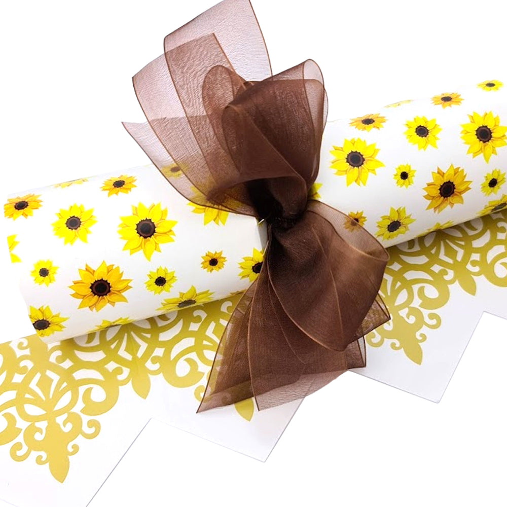 Simply Sunflowers | Bowtastic Large Cracker Kit | Makes 6 With Big Bows