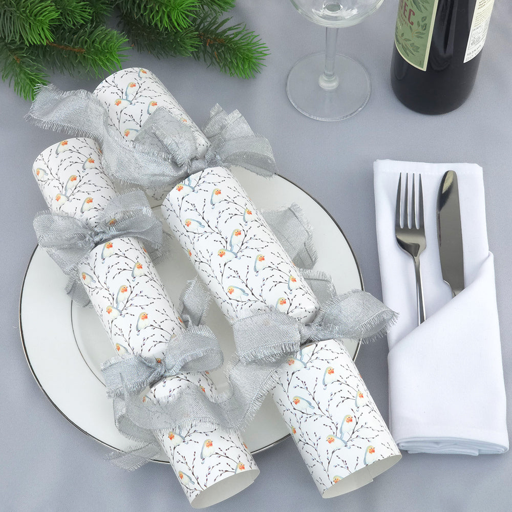 Willow & Robin | SNAPLESS Christmas Cracker Making Craft Kit | Makes 6