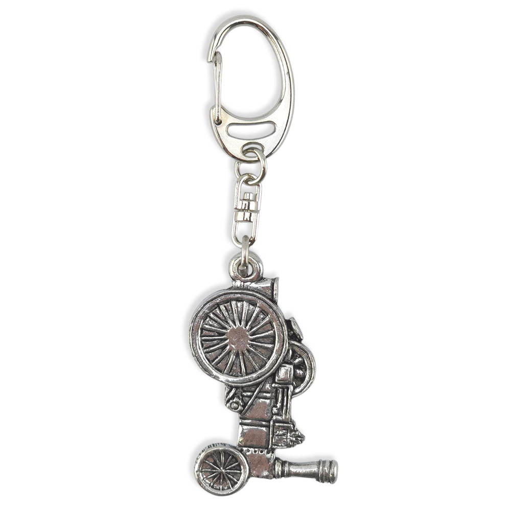Traction Engine | Chunky English Pewter 3D Keyring | Mini Gift | Cracker Filler