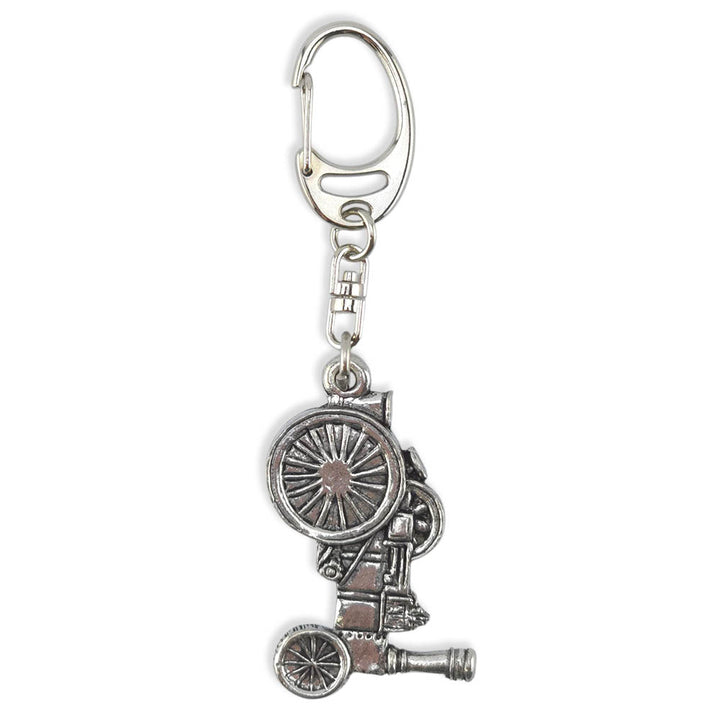Traction Engine | Chunky English Pewter 3D Keyring | Mini Gift | Cracker Filler