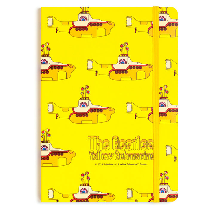 The Beatles | Yellow Submarine | A5 Notebook | Stationery Gift | Yellow Cover