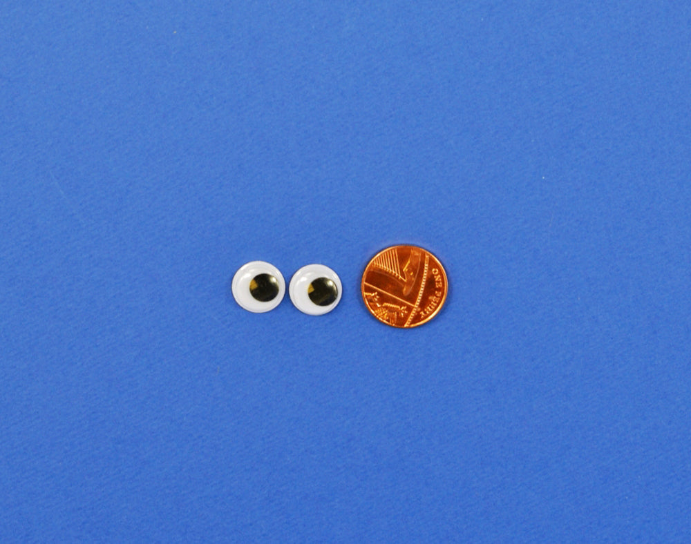 40 Self Adhesive 12mm Craft Googly Eyes |Wiggly Wobbly Eyes