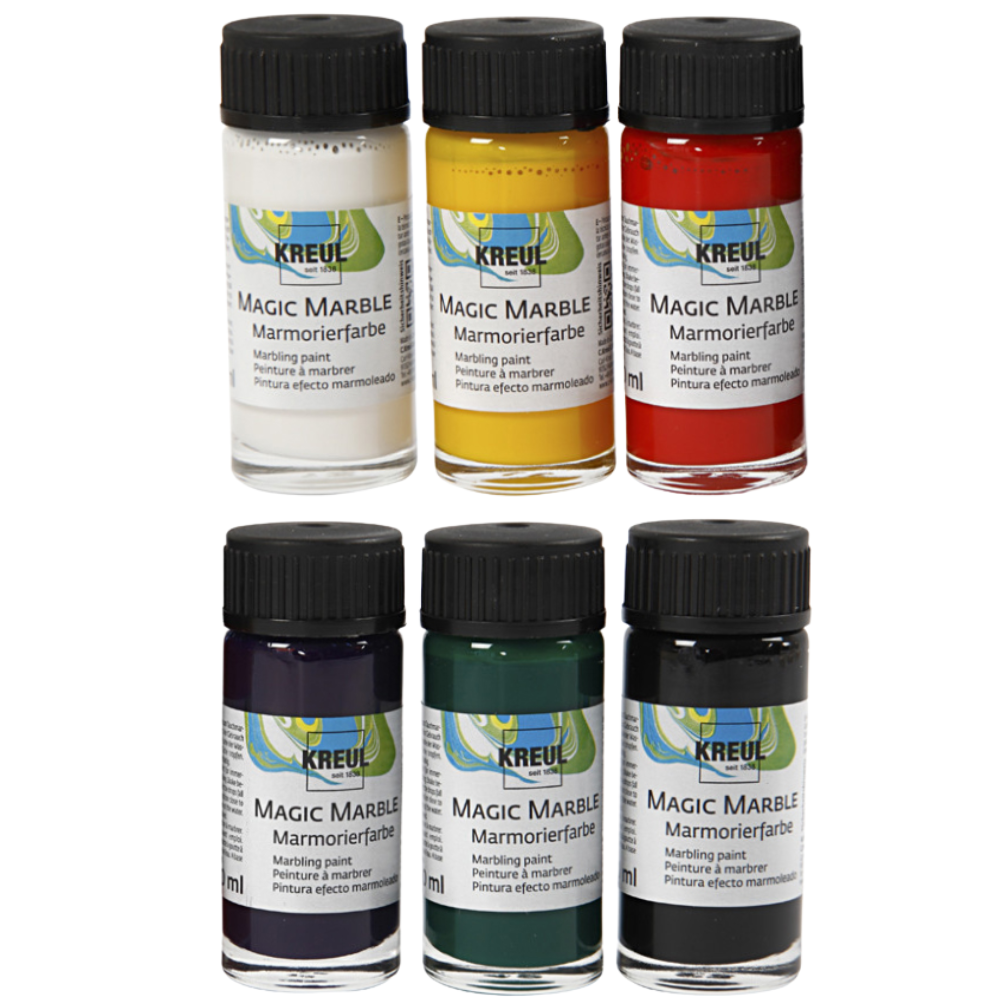 20ml High Pigment Craft Marbling Inks | Set of 6 | Choice of Colour Mixes