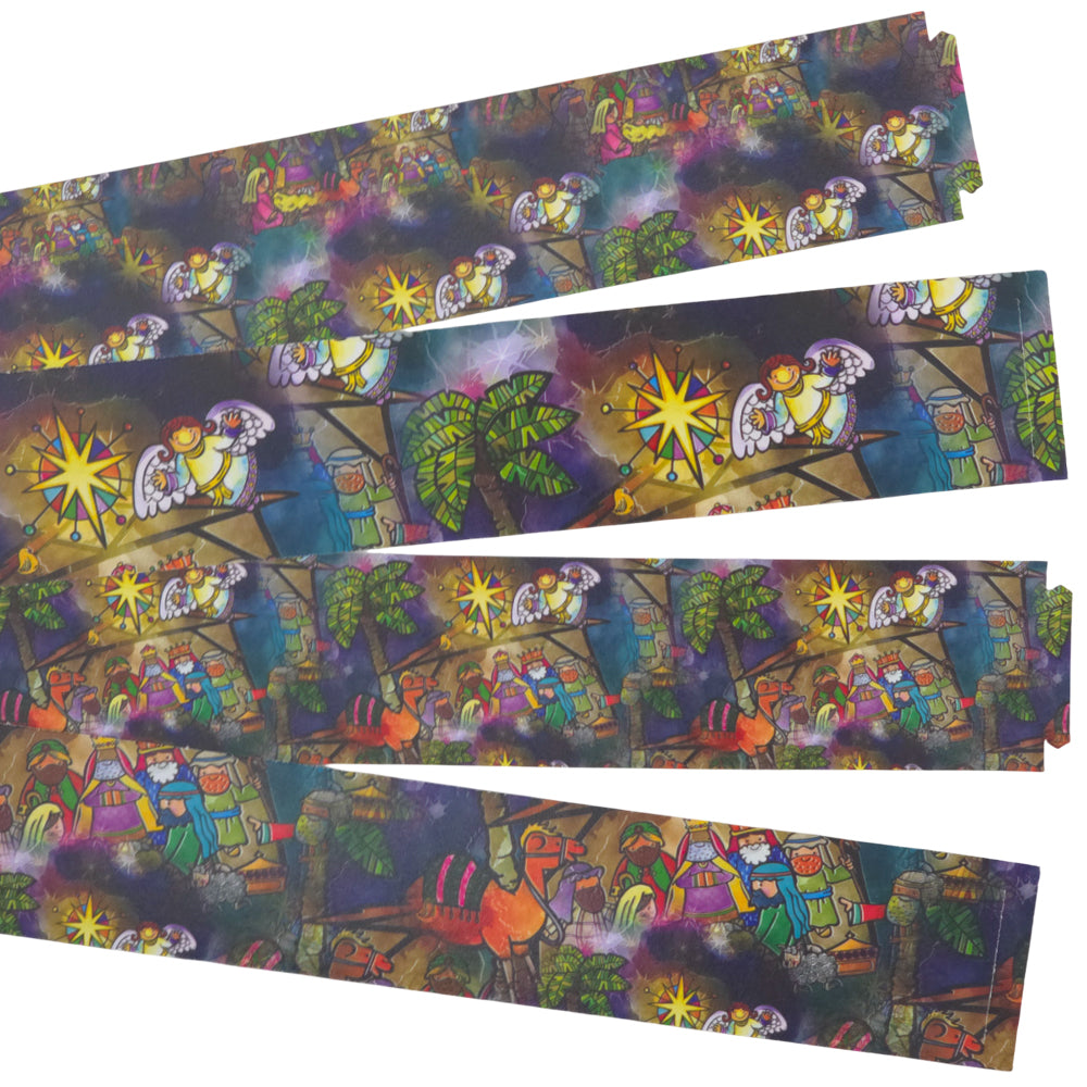 30 Reusable Christmas Paper Chains | Kids Nativity | No Glue Needed | 2.5m