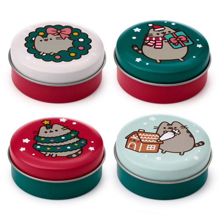 Pusheen Christmas Cat | Lip Balm in Tin | Single | Little Gift | Cracker Filler