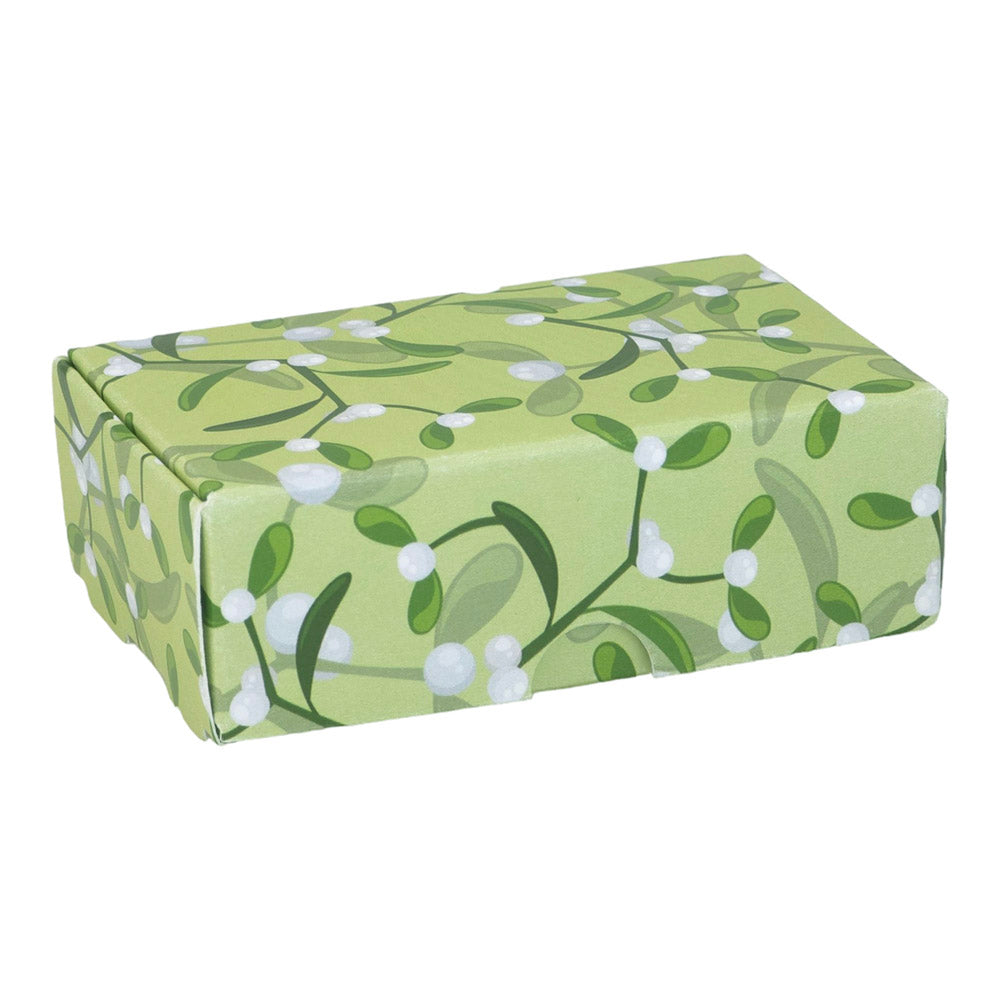 Simply Mistletoe | Little Gift Box | Soap Bar Sized | Single or 6 Boxes | 57x88x30mm