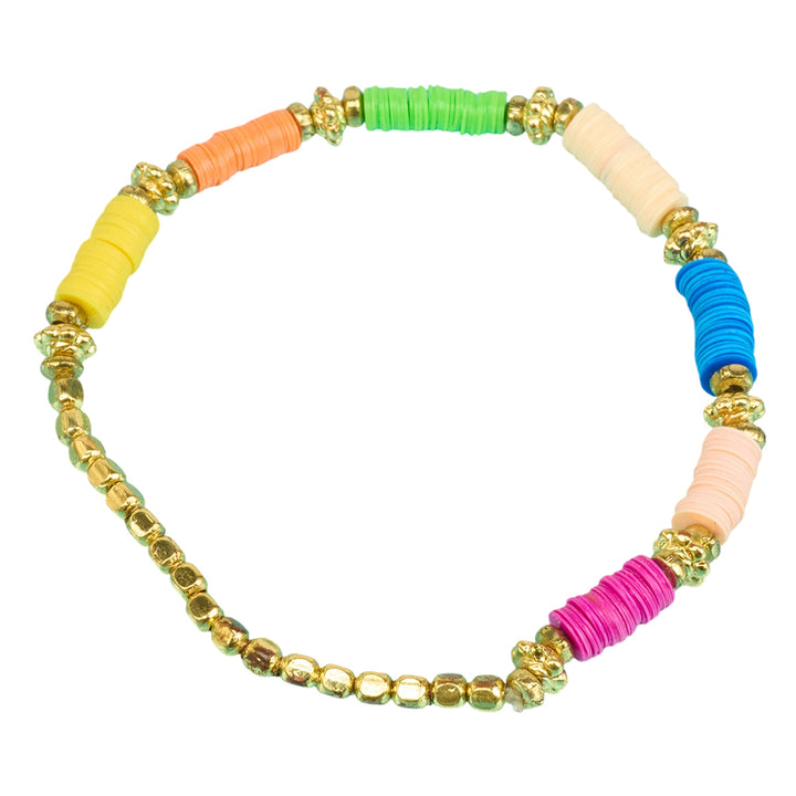 Pretty Beaded Bracelets | Set of 4 | Fair Trade | Mini Gift | Cracker Filler