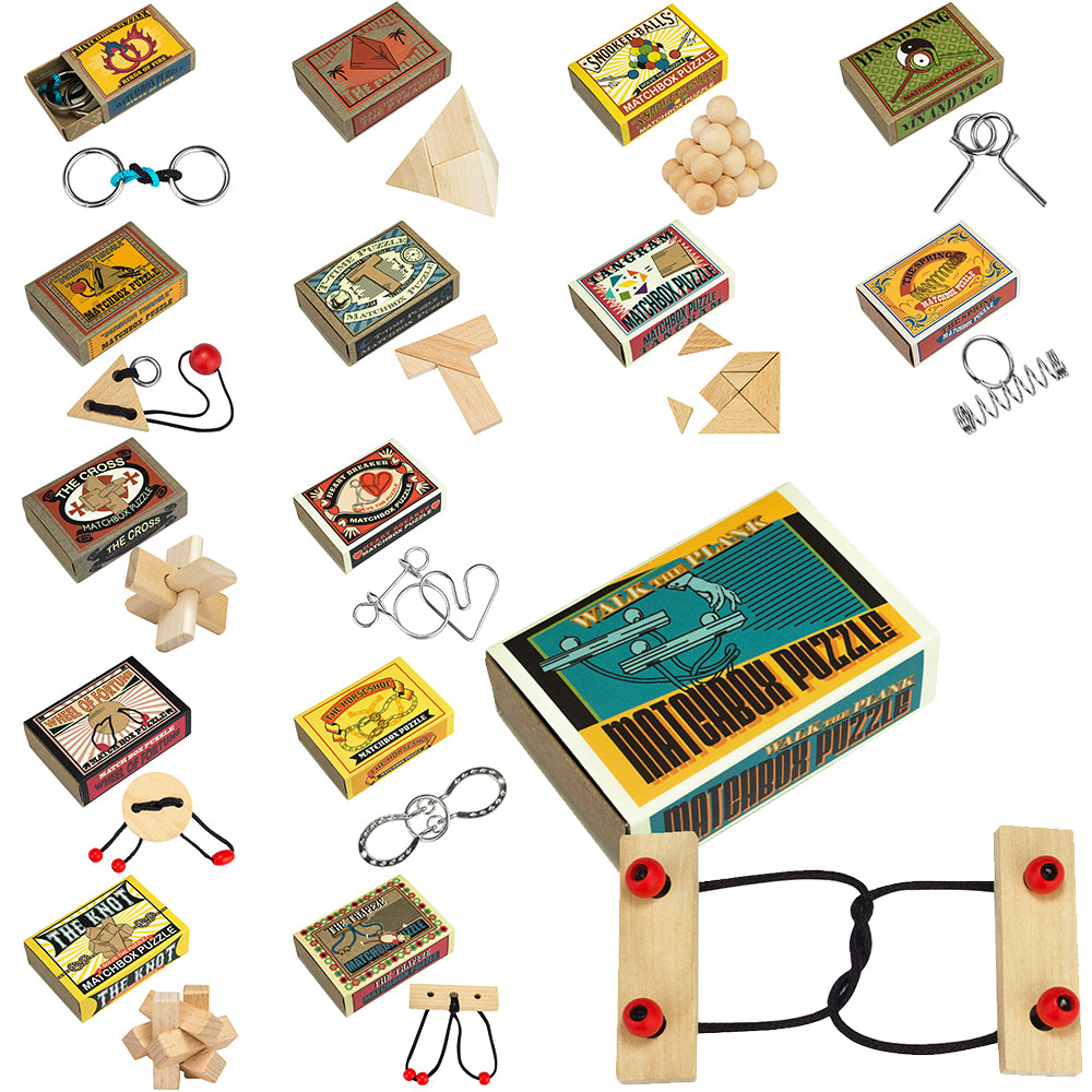 Single Matchbox Puzzles | Various Puzzles | Cracker Filler Gift