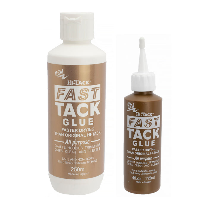 Fast-Tack or Hi-Tack Very Sticky PVA Glue | Craft Adhesives | Choice of Size