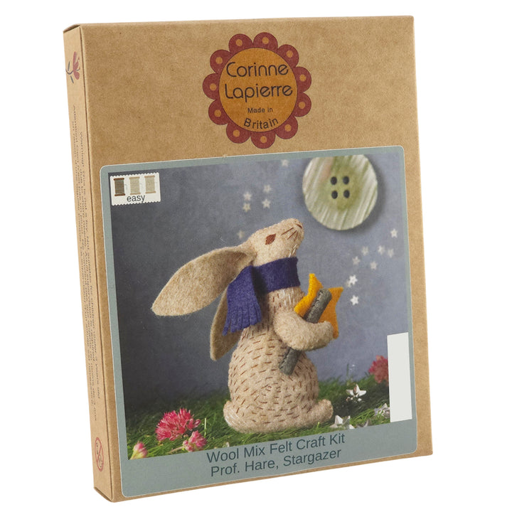 Stargazing Hare | Mini Felt Sewing Kit | Corinne Lapierre