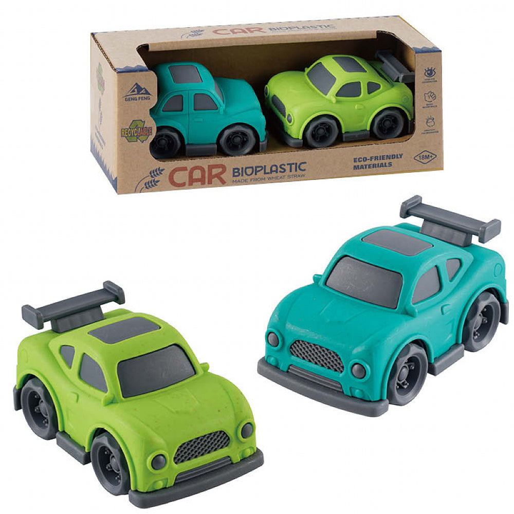 Bioplastic Toy Cars for Kids | Eco Friendly | Boxed Gift | 18m+