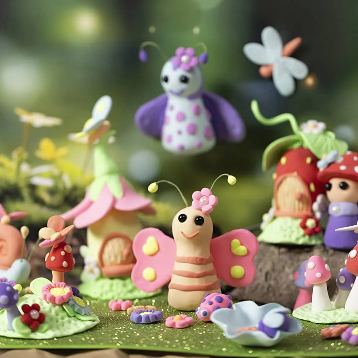 Pretty Fairy Garden | Clay Modelling Craft Set for Kids | Complete Kit