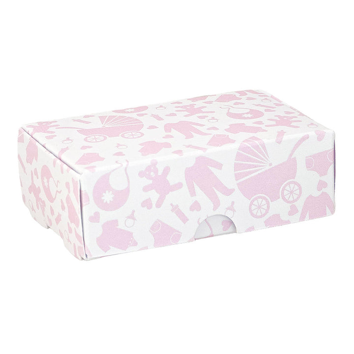 Pink Baby Shower | Little Gift Box | Soap Bar Sized | Single or 6 Boxes | 57x88x30mm