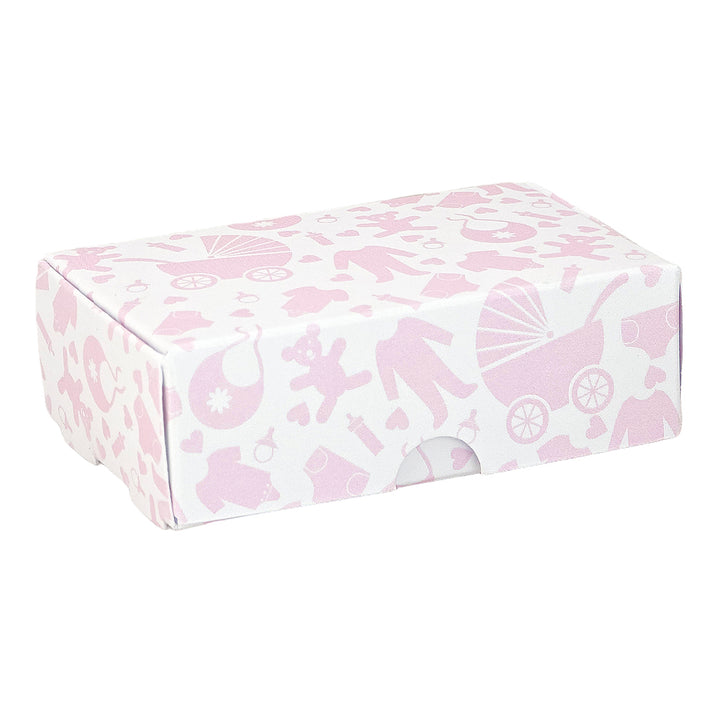 Pink Baby Shower | Little Gift Box | Soap Bar Sized | Single or 6 Boxes | 57x88x30mm