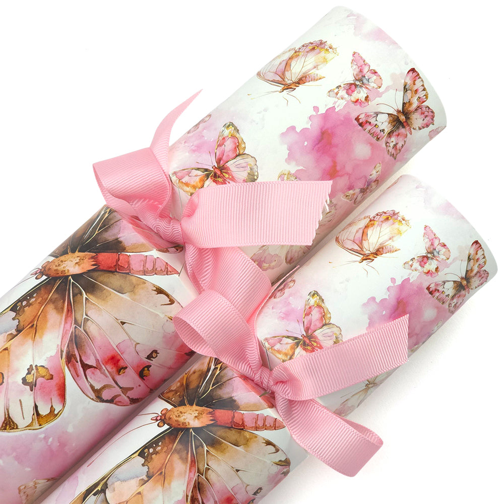 Pretty Pink Butterflies | Cracker Making Craft Kit | Make & Fill Your Own