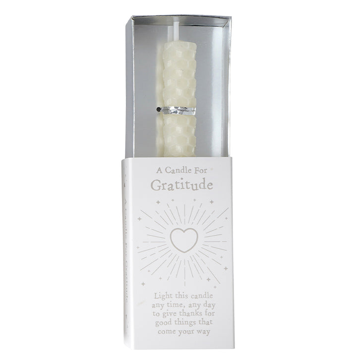 A Candle for Gratitude | Mini Beeswax Candle | Cracker Filler | Little Gift