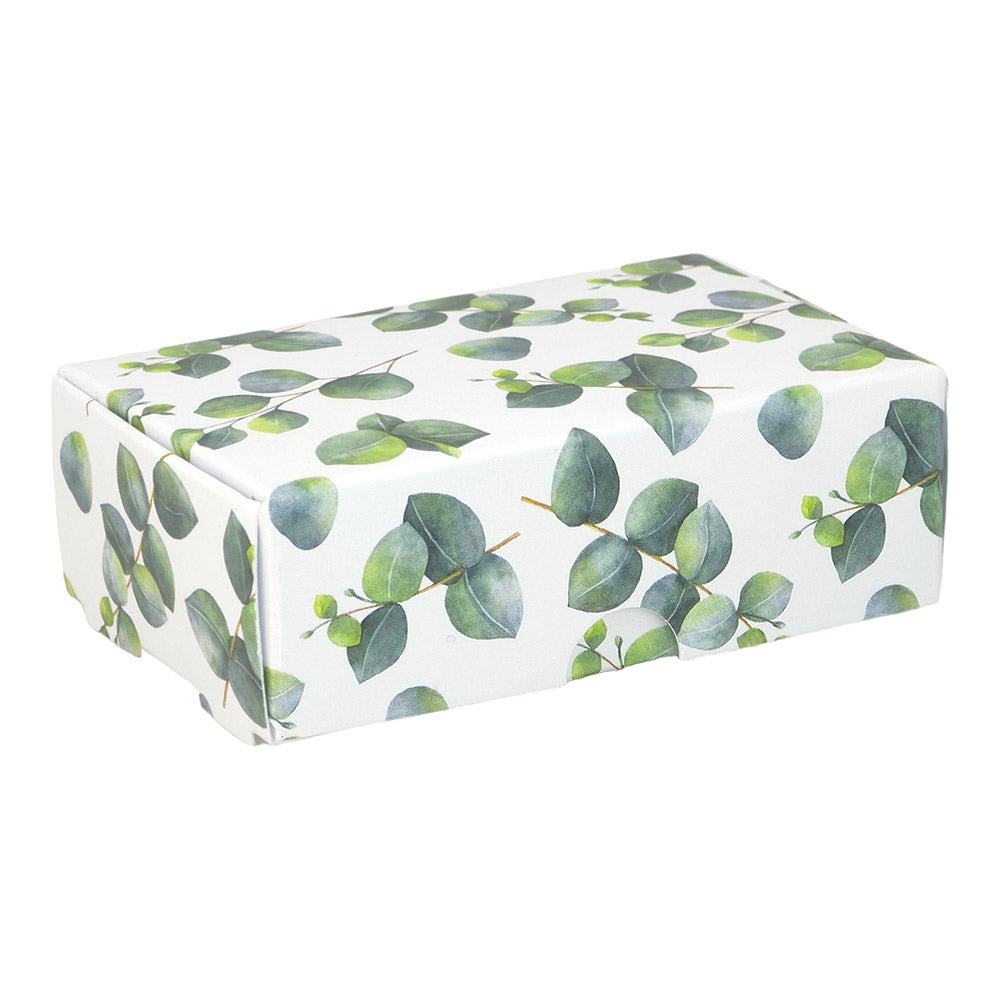 Watercolour Eucalyptus | Little Gift Box | Soap Bar Sized | Single or 6 Boxes | 57x88x30mm