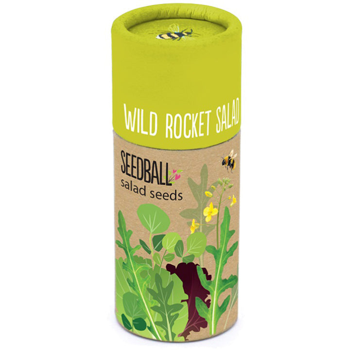 Wild Rocket | Luxury Tube of 20 Seedballs | Cracker Filler | Little Gift