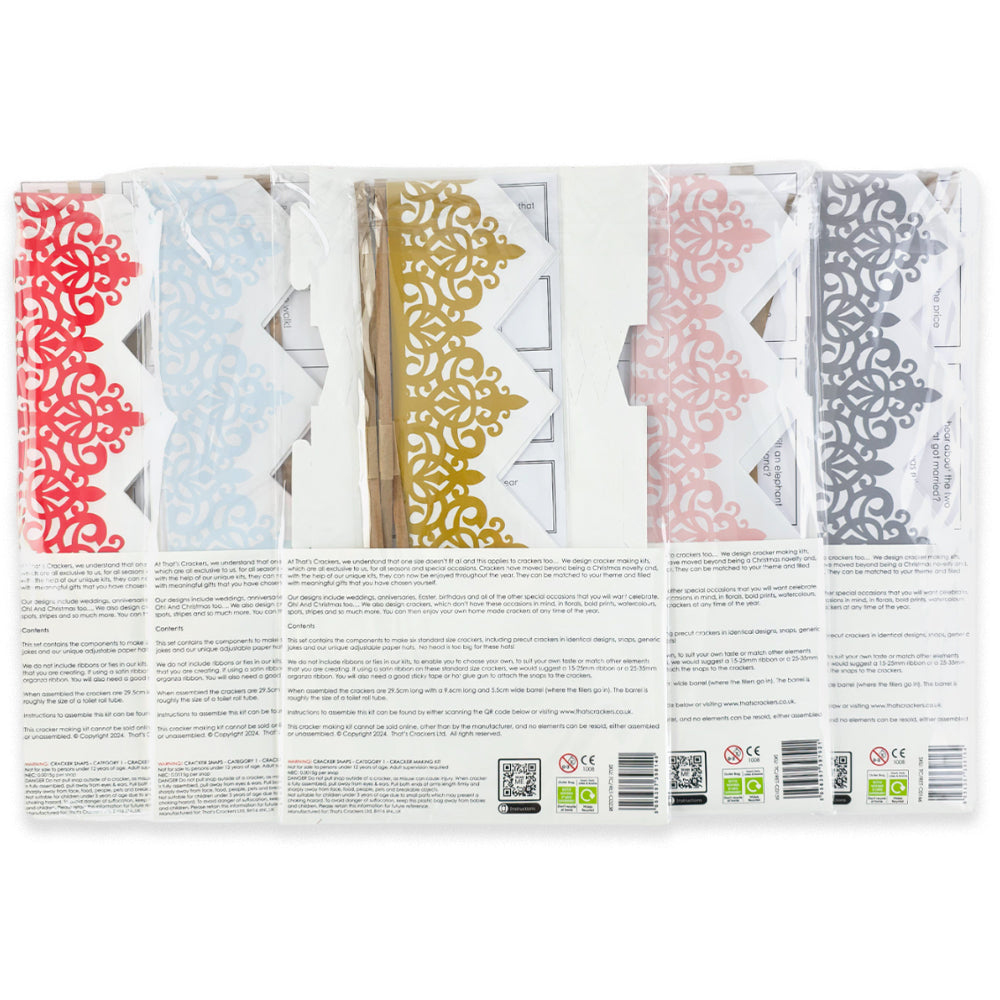 Spots & Stripes | Cracker Making Craft Kit | Makes 6 Standard Crackers