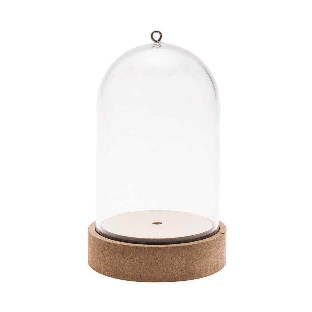 Plastic Bell Jar | Dome on MDF Base | 11cm to 27cm Tall | Arts, Crafts & Display