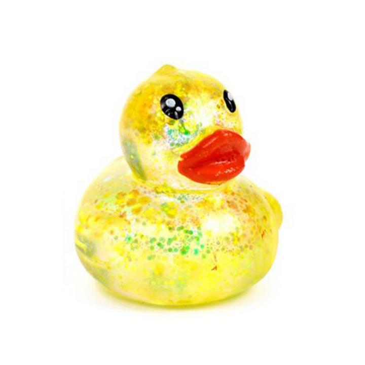 Squeezy Glitter Duck | Fidget & Stress Toy | Mini Gift | Cracker Filler