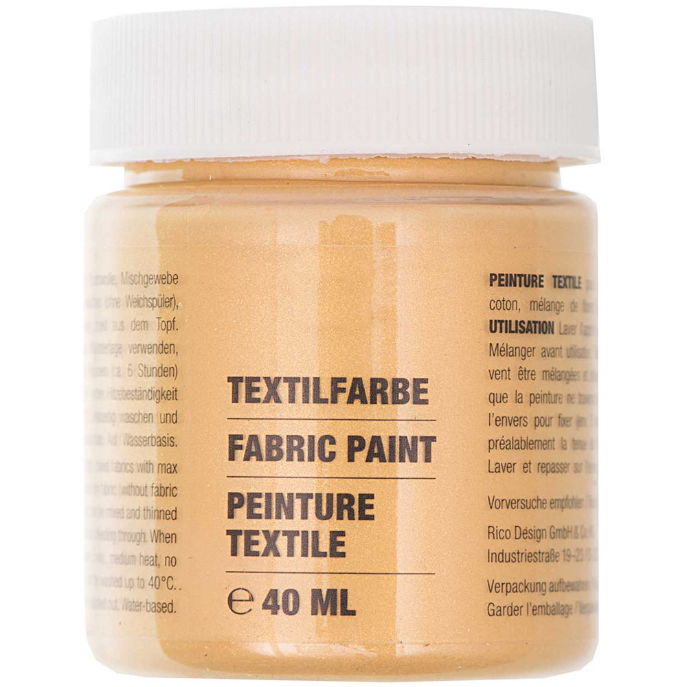 40ml Fabric Paint | Ideal for Light Fabrics | Choose A Colour