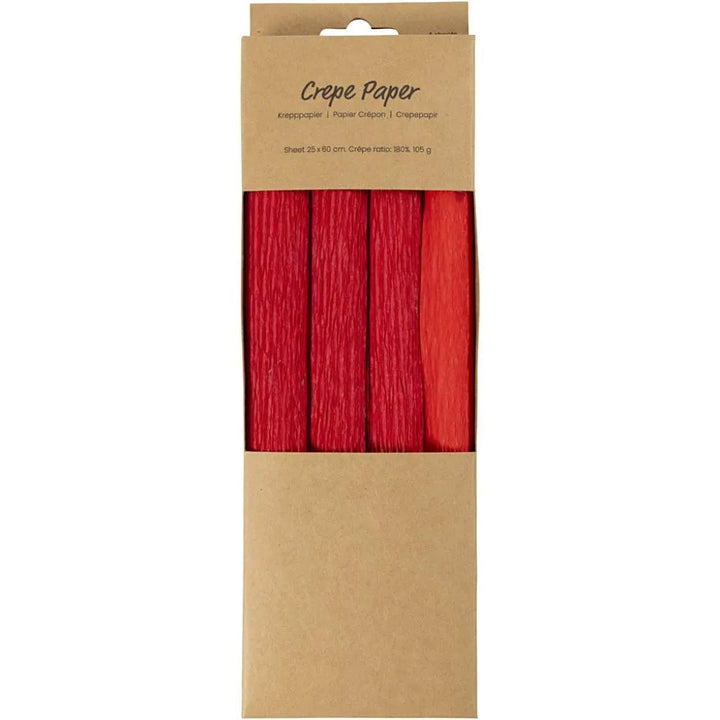 4 Rolls 25cm x 60cm Crepe | Paper Flower Making