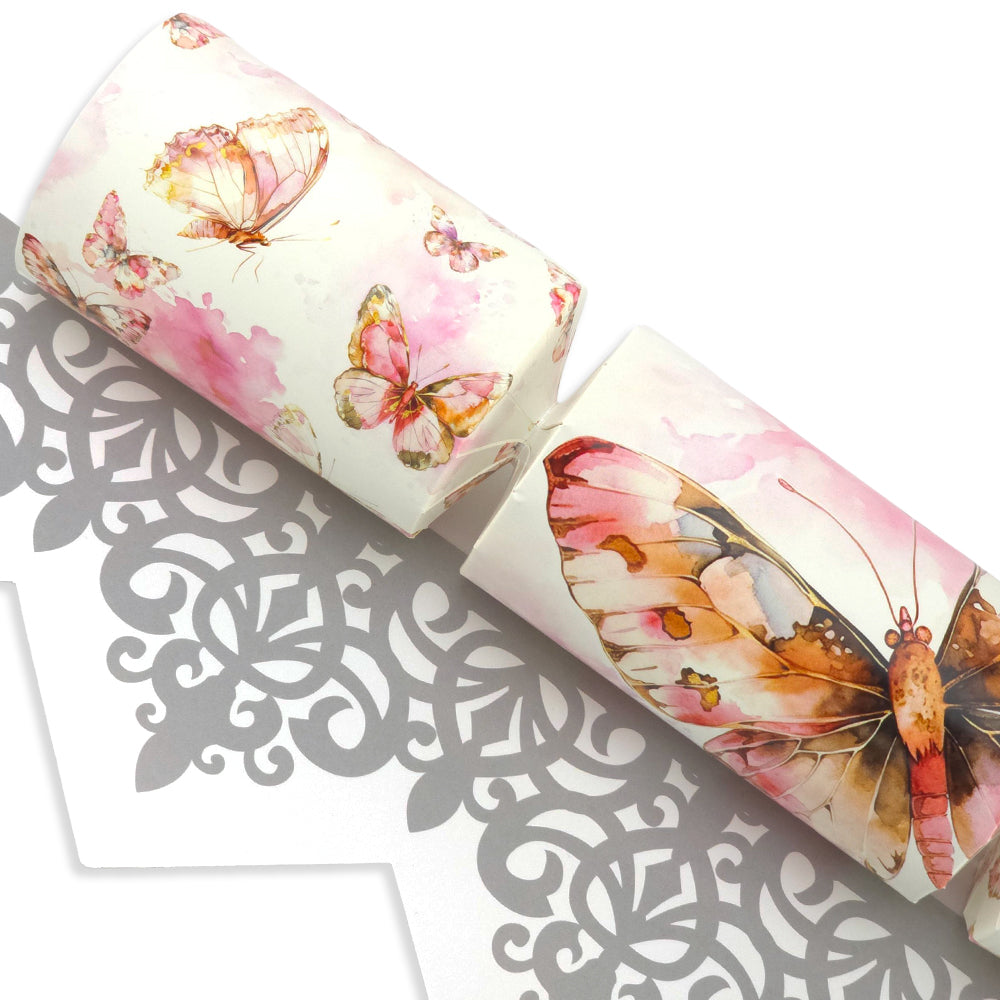 Pretty Pink Butterflies | Cracker Making Craft Kit | Make & Fill Your Own