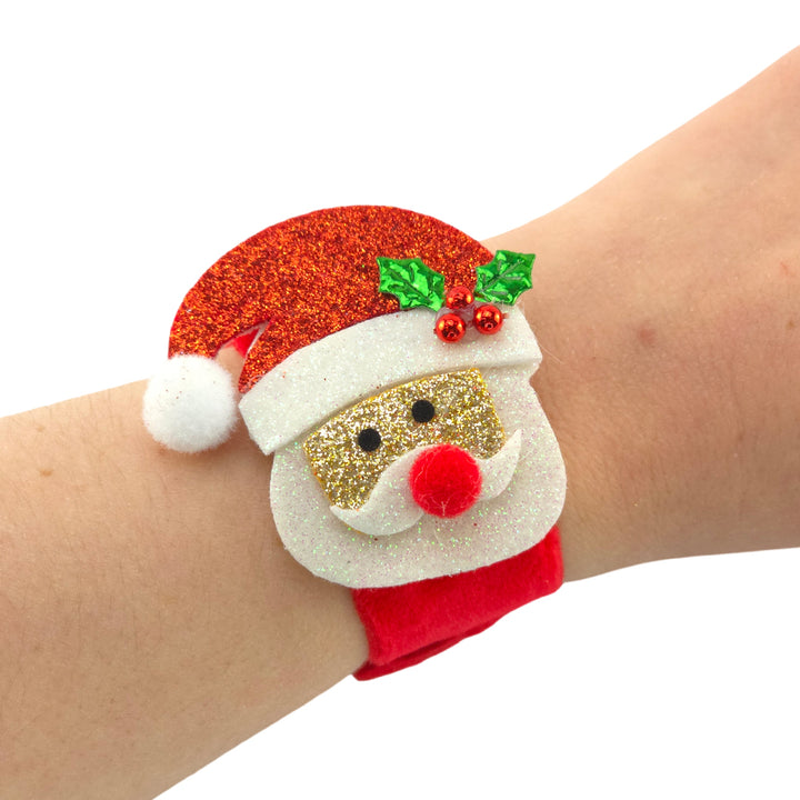 Kids Christmas Character Snap Bracelet | Single | Mini Gift | Cracker Filler