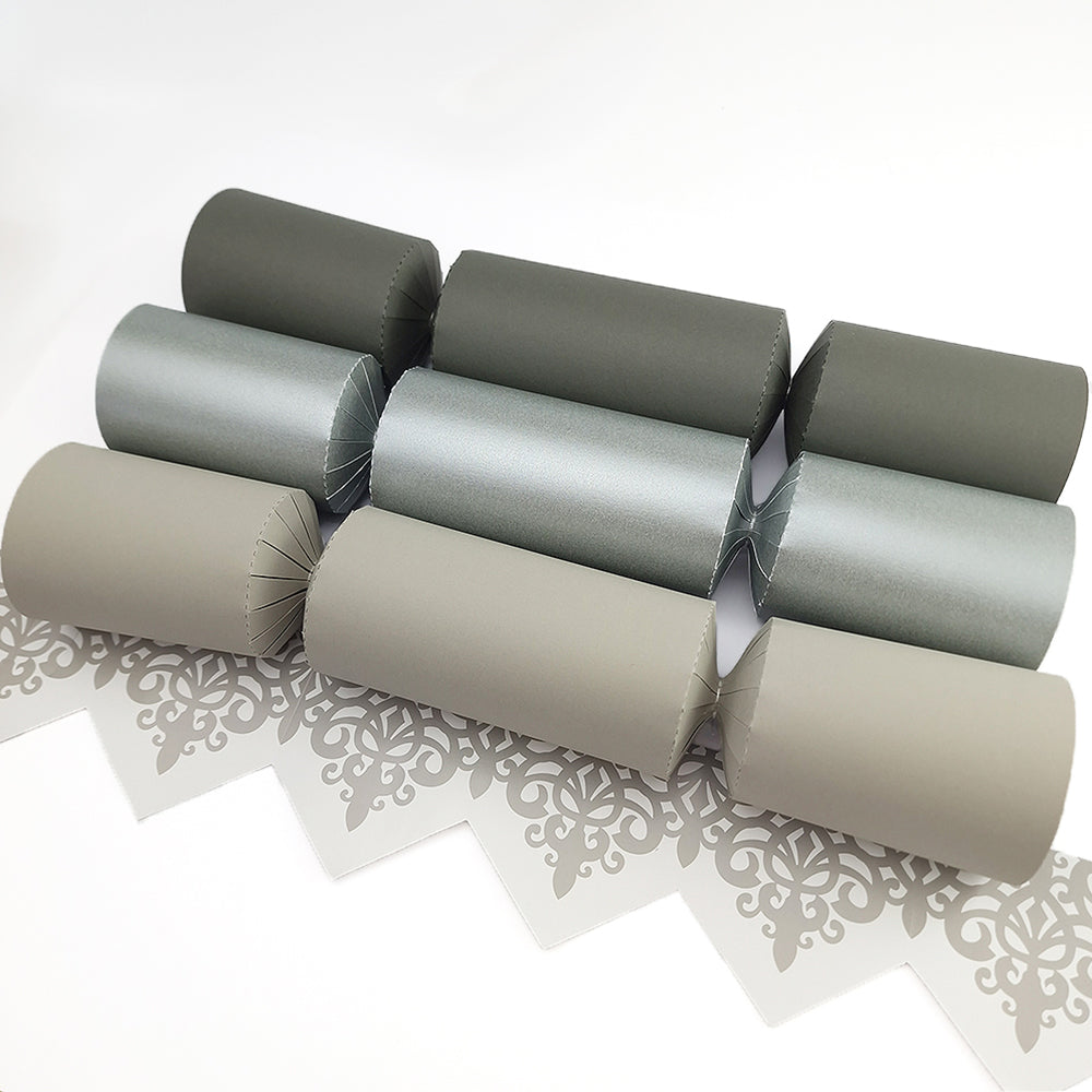 Shades of Grey | Bulk Craft Kits to Make 150 Crackers | Recyclable
