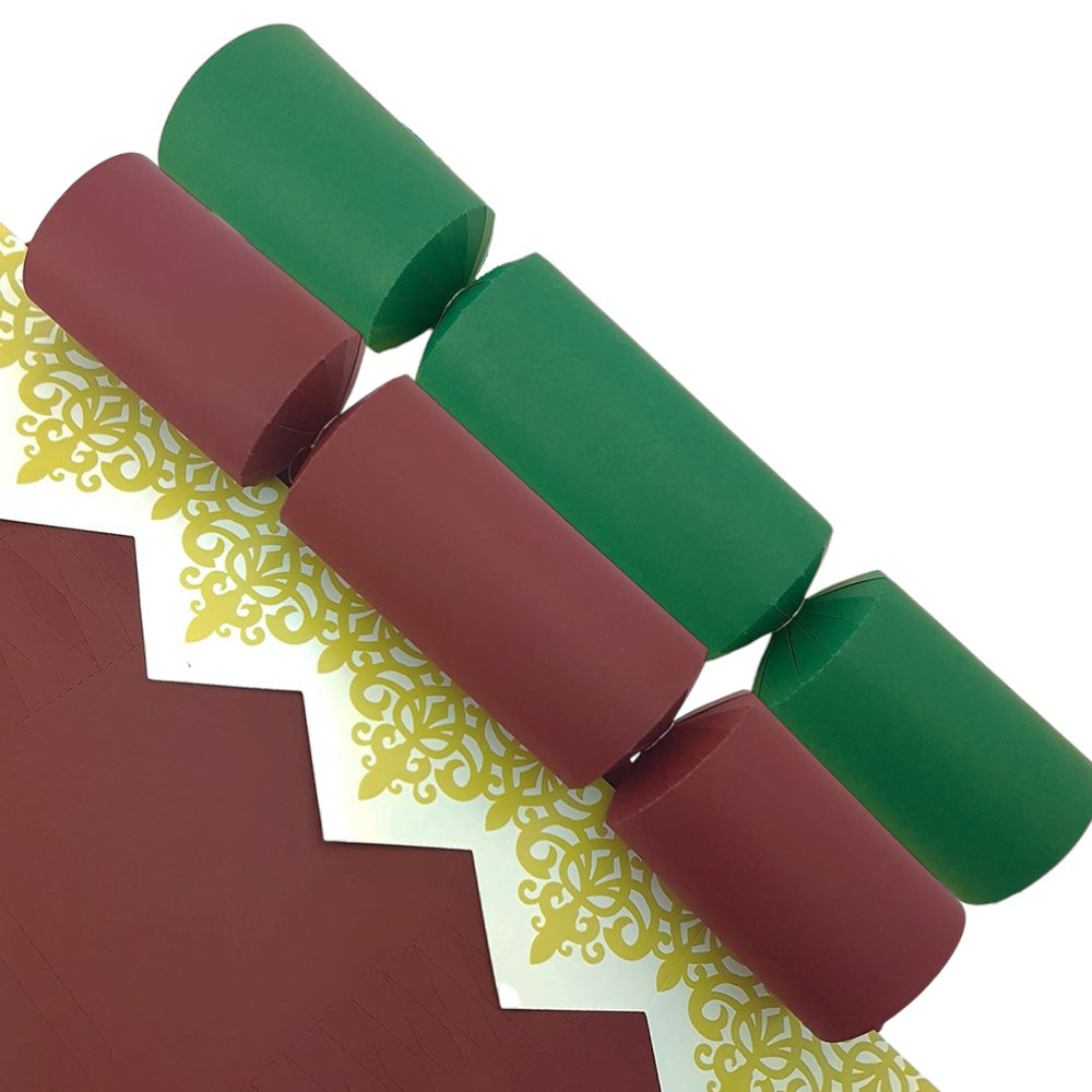 Traditional Christmas Tones | Craft Kit to Make 8 Recyclable Crackers | Cracker Making