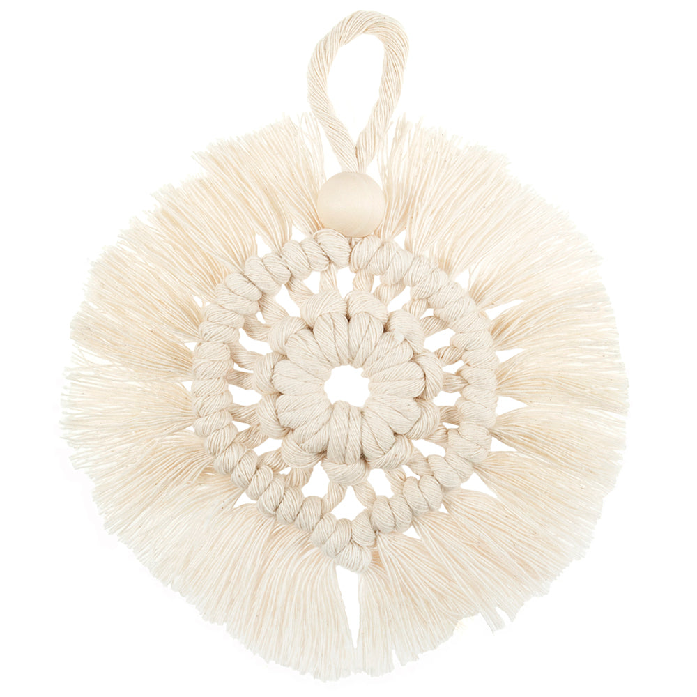 Natural Wreath | Make Your Own Macrame Hanger | Small Craft Kit