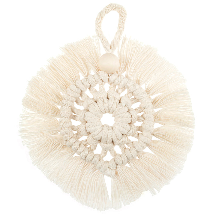 Natural Wreath | Make Your Own Macrame Hanger | Small Craft Kit