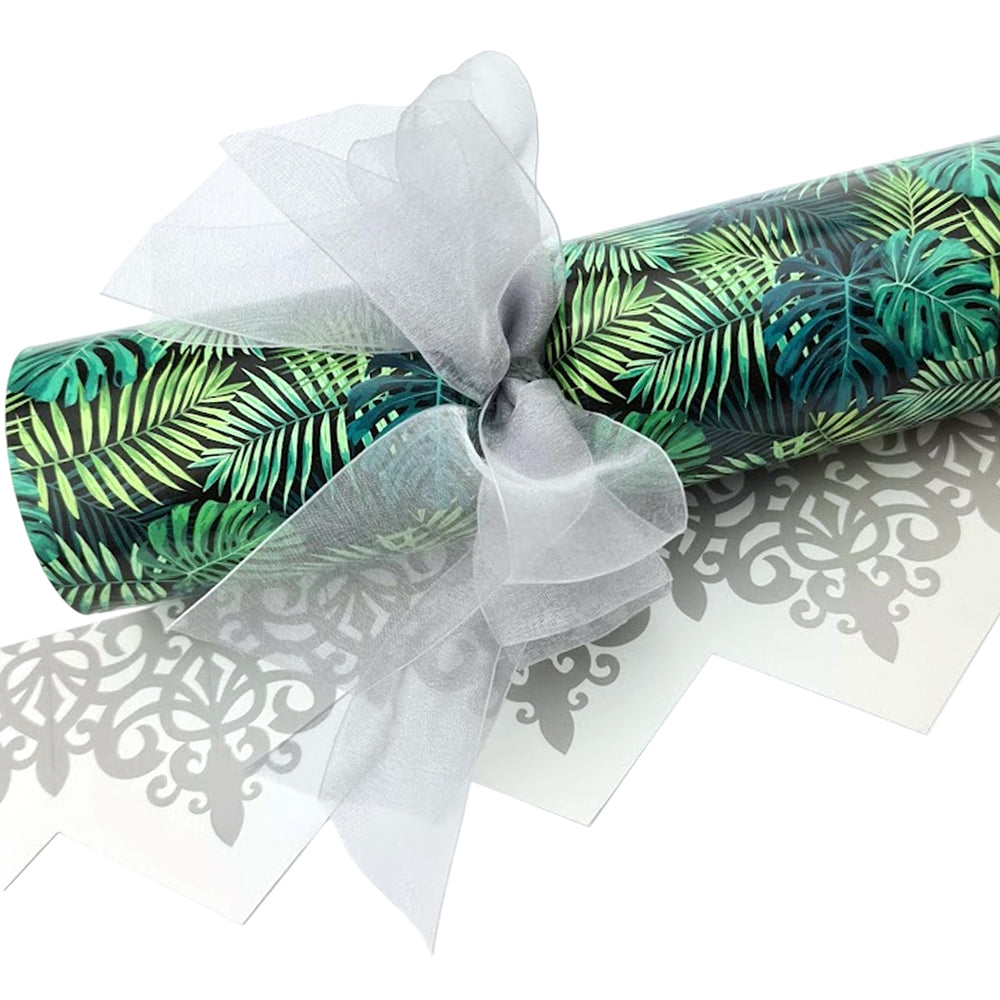 Tropical Leaf | Bowtastic Large Cracker Kit | Makes 6 With Big Bows