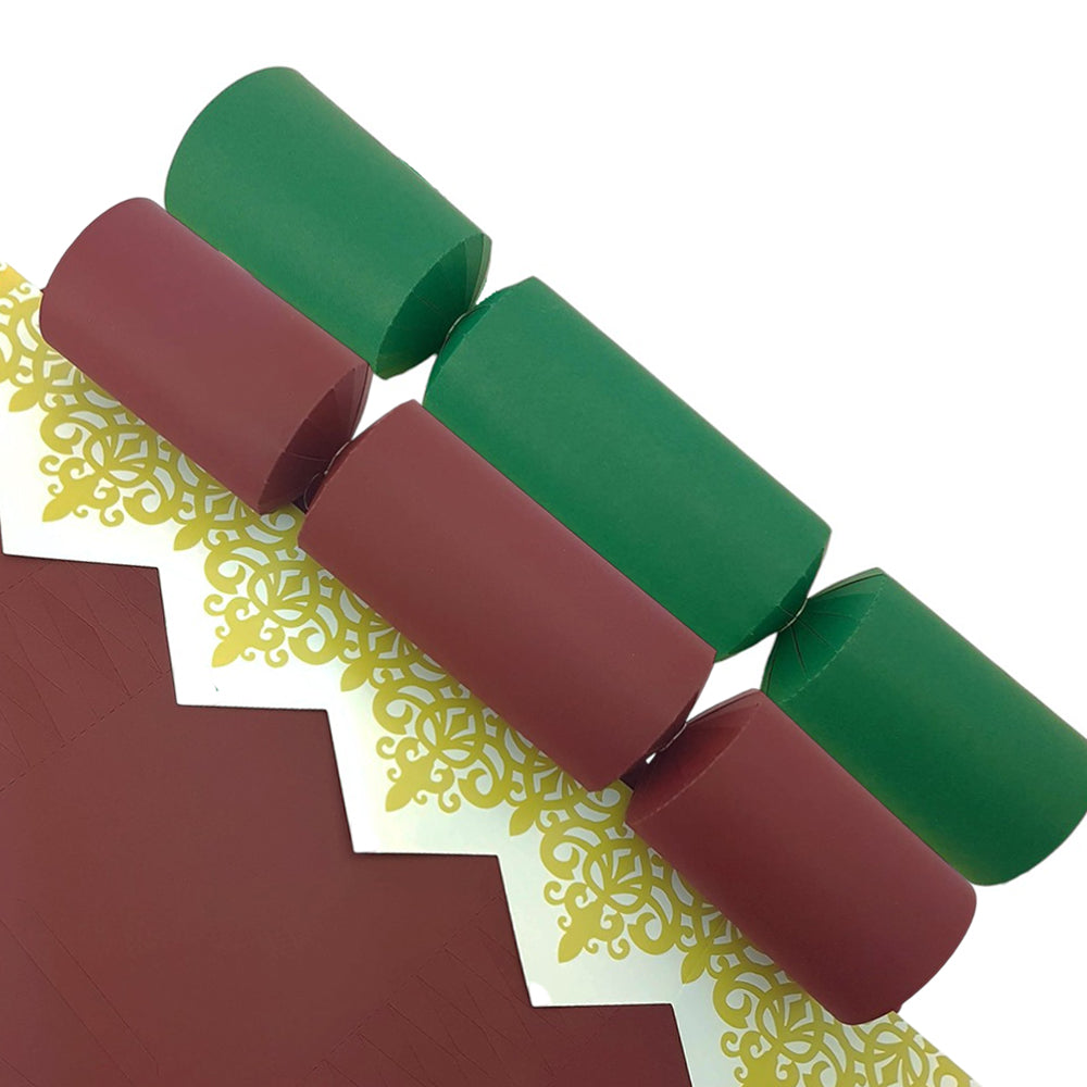 Traditional Christmas Tones | Craft Kit to Make 8 Recyclable Crackers | Cracker Making